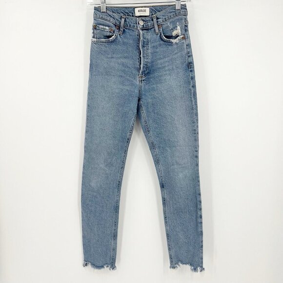 AGOLDE - Nico High Rise Slim Fit Jeans in Rooted Size 23 - Picture 1 of 8